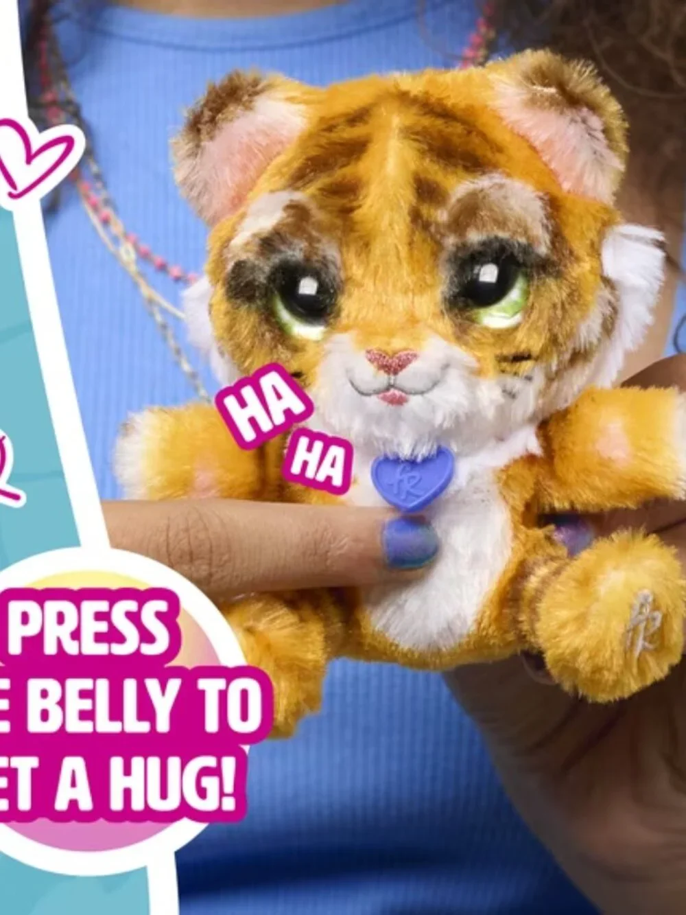 FurReal My Minis Little Hugs Tiger Interactive Plush 4.5